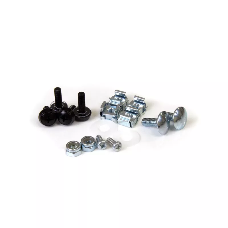 Conjunto de montagem StarTech.com ajustável para calha DIN em rack com calhas Top-Hat/Mini/G