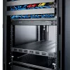 StarTech.com ADJSHELFHDV prateleira 1U ajustável ventilada para rack de servidor, para cargas pesadas, 150 kg, profundidade de montagem ajustável 49,5–97,4 cm (19,5–38 polegadas), 19 polegadas, preta