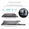 StarTech.com ADJSHELFHDV prateleira 1U ajustável ventilada para rack de servidor, para cargas pesadas, 150 kg, profundidade de montagem ajustável 49,5–97,4 cm (19,5–38 polegadas), 19 polegadas, preta