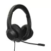 Headset Targus AEH102GL com fios arco de cabeça chamadas/música USB Type-A preto