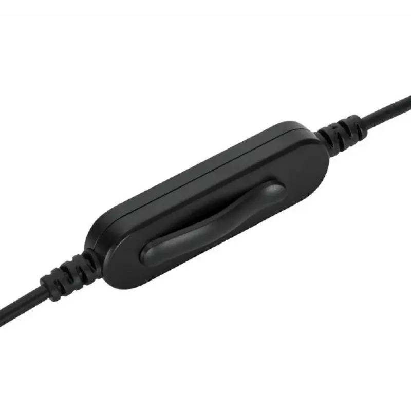 Headset Targus AEH102GL com fios arco de cabeça chamadas/música USB Type-A preto