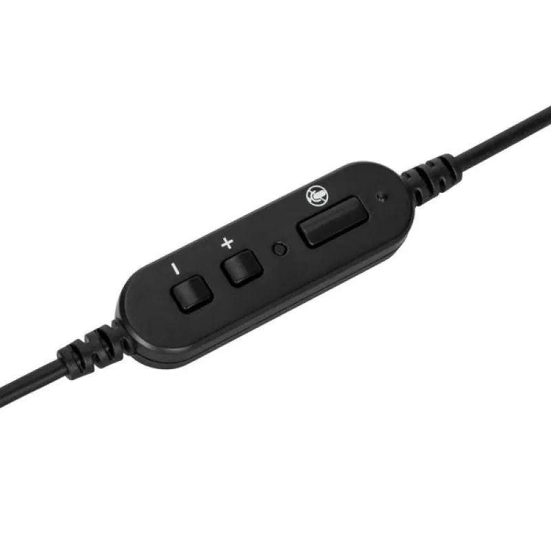 Headset Targus AEH102GL com fios arco de cabeça chamadas/música USB Type-A preto