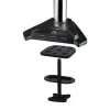 Suporte de secretária ARCTIC Z2-3D Gen 3 braço duplo para monitor com mola a gás, grampo, 8 kg, 73,7 cm (29 polegadas), 86,4 cm (34 polegadas), 100 x 100 mm, preto
