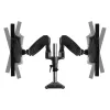 Suporte de secretária ARCTIC Z2-3D Gen 3 braço duplo para monitor com mola a gás, grampo, 8 kg, 73,7 cm (29 polegadas), 86,4 cm (34 polegadas), 100 x 100 mm, preto