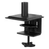 Suporte de secretária com mola a gás para monitor Arctic X1-3D — para ecrãs até 43 polegadas / 10 kg, VESA 75x75–100x100, preto