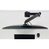 Suporte de secretária com mola a gás para monitor Arctic X1-3D — para ecrãs até 43 polegadas / 10 kg, VESA 75x75–100x100, preto