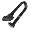 Cabo de alimentação Akasa G-Nexus PX24 12+4-Pin 8 x 3-Pin Preto