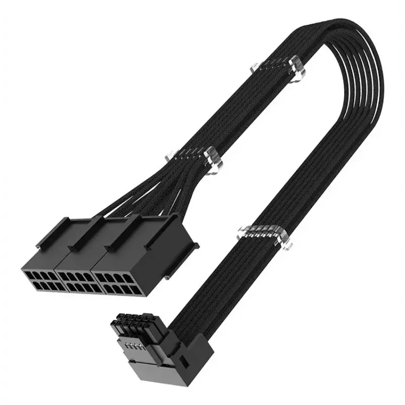 Cabo de alimentação Akasa G-Nexus PX24 12+4-Pin 8 x 3-Pin Preto