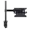 StarTech.com A-LAPTOP-DESK-MOUNT suporte de secretária para monitor e portátil, para ecrãs até 34 polegadas (8 kg / 17,6 lb) e portáteis (4,5 kg / 9,9 lb), braço articulado com tabuleiro VESA para portátil, montagem com grampo