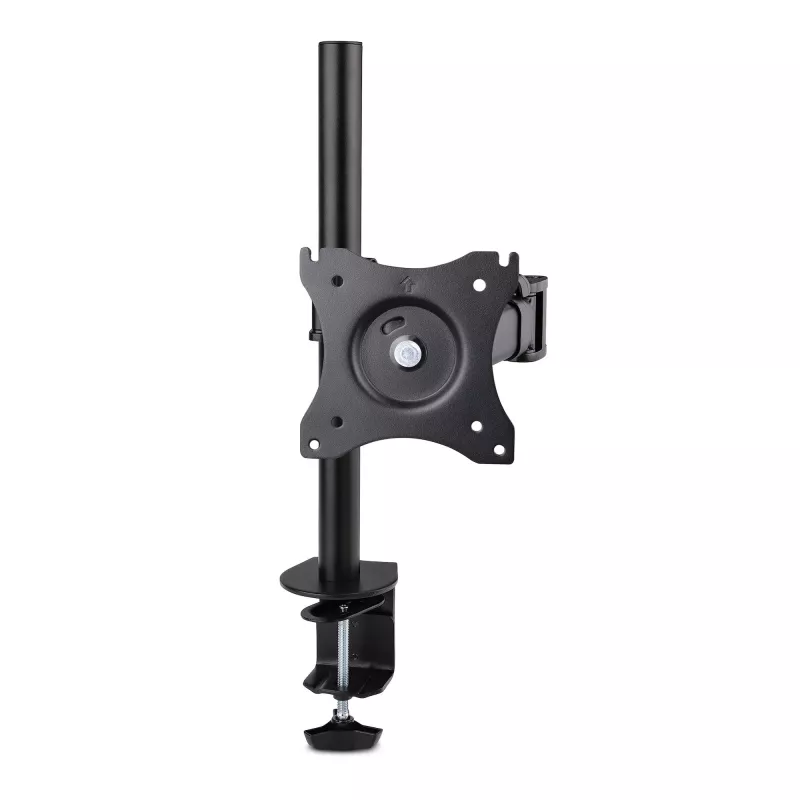 StarTech.com A-LAPTOP-DESK-MOUNT suporte de secretária para monitor e portátil, para ecrãs até 34 polegadas (8 kg / 17,6 lb) e portáteis (4,5 kg / 9,9 lb), braço articulado com tabuleiro VESA para portátil, montagem com grampo