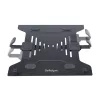 StarTech.com A-LAPTOP-DESK-MOUNT suporte de secretária para monitor e portátil, para ecrãs até 34 polegadas (8 kg / 17,6 lb) e portáteis (4,5 kg / 9,9 lb), braço articulado com tabuleiro VESA para portátil, montagem com grampo