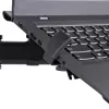 StarTech.com A-LAPTOP-DESK-MOUNT suporte de secretária para monitor e portátil, para ecrãs até 34 polegadas (8 kg / 17,6 lb) e portáteis (4,5 kg / 9,9 lb), braço articulado com tabuleiro VESA para portátil, montagem com grampo