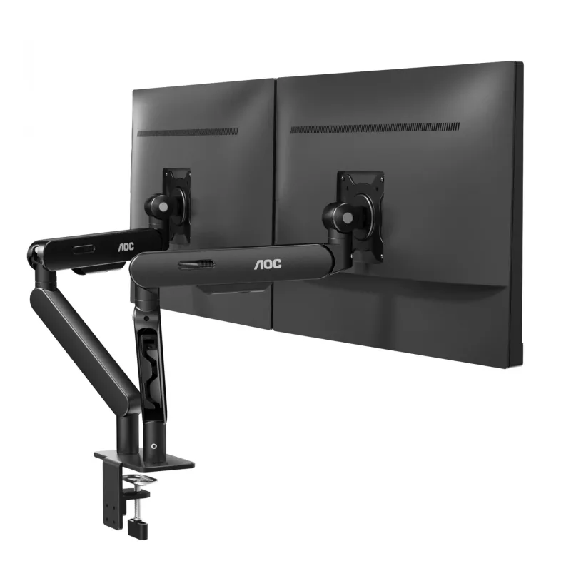 Suporte para monitor AOC AM420B 34 polegadas secretária preto fixação por grampo/através da mesa