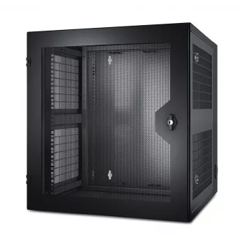 Armário de parede APC NetShelter 13U porta ventilada de abertura dupla profundidade de servidor