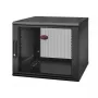 APC NetShelter WX AR109SH6, 9U, bastidor de patch 19 polegadas, montagem na parede, pré-montado, 600 mm de profundidade