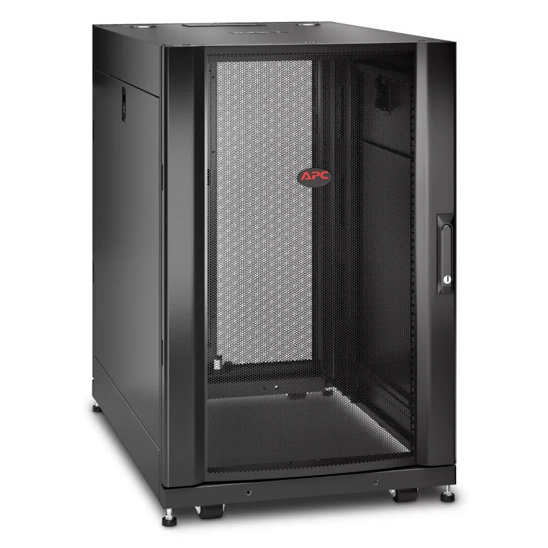 APC NetShelter SX AR3006 armário rack para servidores, 18U, 19", 600 x 900 x 925 mm, com painéis laterais, preto