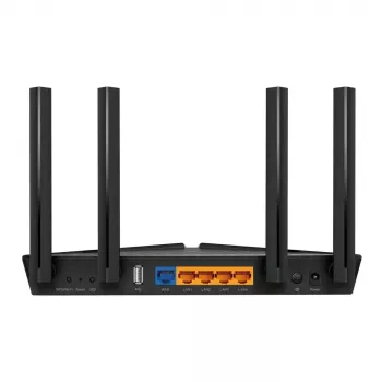 Router TP-LINK Dual-Band Wi-Fi 6 Archer AX20 802.11ax, 574+1201 Mbit/s, 10/100/1000 Mbit/s, portas Ethernet LAN (RJ-45) 4, número de antenas 4