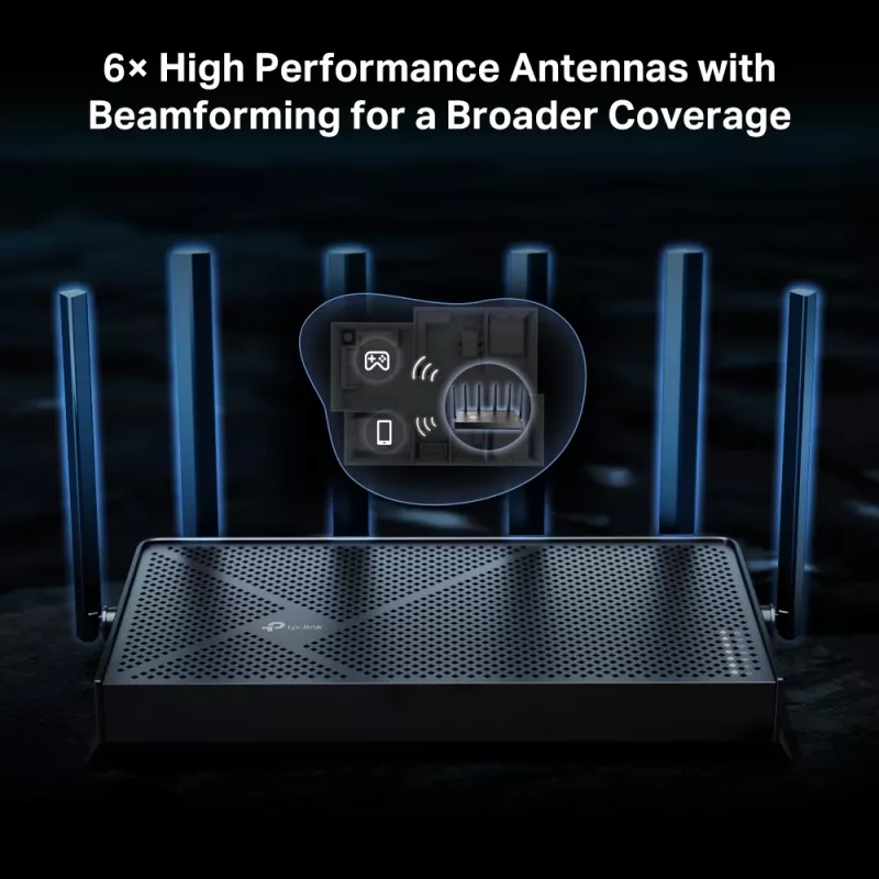 Router TP-Link Archer BE400 2.5 Gigabit Ethernet Dual-Band (2,4 GHz / 5 GHz) preto