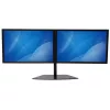 Suporte StarTech.com para dois monitores – horizontal – preto, autónomo, 8 kg, 61 cm (24 polegadas), 100 x 100 mm, altura ajustável, preto
