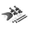Base de secretária StarTech.com para quatro monitores – articulada, autónoma, 8 kg, 33 cm (13 polegadas), 68,6 cm (27 polegadas), 100 x 100 mm, preto