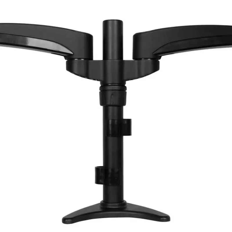 Suporte de secretária StarTech.com para dois monitores - ajustável, braçadeira, 13,6 kg, 30,5 cm (12 polegadas), 61 cm (24 polegadas), 100 x 100 mm, preto