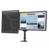 Suporte de secretária StarTech.com para dois monitores - ajustável, braçadeira, 13,6 kg, 30,5 cm (12 polegadas), 61 cm (24 polegadas), 100 x 100 mm, preto