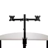 Braço StarTech.com para dois monitores com montagem na secretária - braçadeira/passagem de cabo para monitor VESA até 32 polegadas - braço de monitor articulado ergonómico - altura ajustável/inclinação/rotação/giro