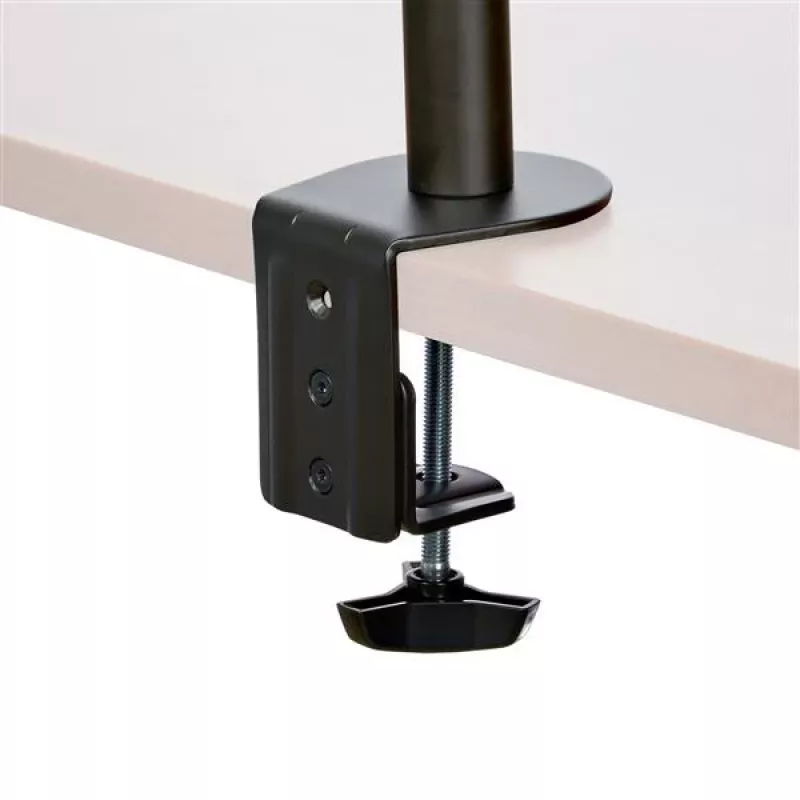 Braço StarTech.com para dois monitores com montagem na secretária - braçadeira/passagem de cabo para monitor VESA até 32 polegadas - braço de monitor articulado ergonómico - altura ajustável/inclinação/rotação/giro