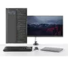 Braço StarTech.com para dois monitores com montagem na secretária – totalmente articulado – Premium