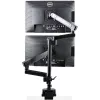 Braço StarTech.com para dois monitores com montagem na secretária, suporte de monitor totalmente articulado para 2 ecrãs VESA até 32 polegadas (8 kg), altura ajustável, braçadeira/passagem de secretária, mola mecânica