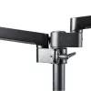 Braço StarTech.com para dois monitores com montagem na secretária, suporte de monitor totalmente articulado para 2 ecrãs VESA até 32 polegadas (8 kg), altura ajustável, braçadeira/passagem de secretária, mola mecânica