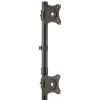 Suporte StarTech.com para dois monitores com montagem na secretária – vertical – aço