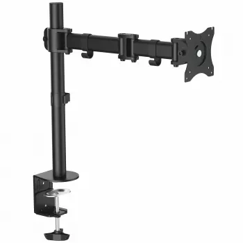 Braço StarTech.com para monitor com montagem na secretária para ecrãs VESA até 34 polegadas (8 kg) - suporte de coluna articulado para monitor individual - suporte de monitor ergonómico ajustável em altura - braçadeira de secretária/passagem de cabos