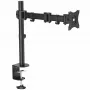 Braço StarTech.com para monitor com montagem na secretária para ecrãs VESA até 34 polegadas (8 kg) - suporte de coluna articulado para monitor individual - suporte de monitor ergonómico ajustável em altura - braçadeira de secretária/passagem de cabos