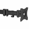 Braço StarTech.com para monitor com montagem na secretária para ecrãs VESA até 34 polegadas (8 kg) - suporte de coluna articulado para monitor individual - suporte de monitor ergonómico ajustável em altura - braçadeira de secretária/passagem de cabos