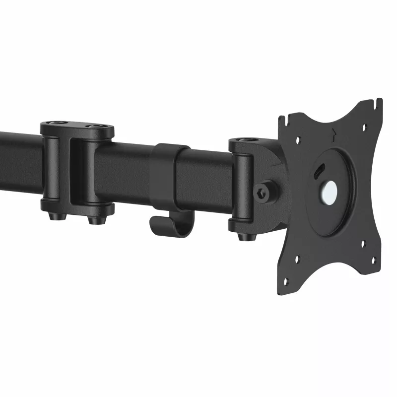 Braço StarTech.com para monitor com montagem na secretária para ecrãs VESA até 34 polegadas (8 kg) - suporte de coluna articulado para monitor individual - suporte de monitor ergonómico ajustável em altura - braçadeira de secretária/passagem de cabos