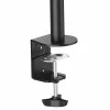 Braço StarTech.com para monitor com montagem na secretária para ecrãs VESA até 34 polegadas (8 kg) - suporte de coluna articulado para monitor individual - suporte de monitor ergonómico ajustável em altura - braçadeira de secretária/passagem de cabos
