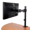 Braço StarTech.com para monitor com montagem na secretária para ecrãs VESA até 34 polegadas (8 kg) - suporte de coluna articulado para monitor individual - suporte de monitor ergonómico ajustável em altura - braçadeira de secretária/passagem de cabos