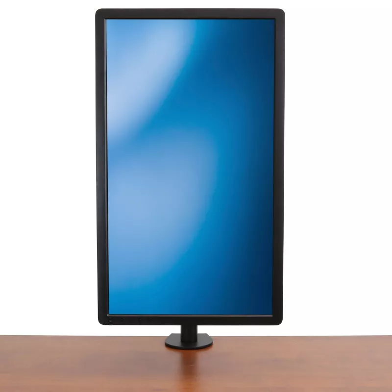 Braço StarTech.com para monitor com montagem na secretária para ecrãs VESA até 34 polegadas (8 kg) - suporte de coluna articulado para monitor individual - suporte de monitor ergonómico ajustável em altura - braçadeira de secretária/passagem de cabos