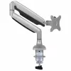 Suporte StarTech.com para monitor com montagem na secretária - suporte VESA ergonómico de alta resistência - ecrã individual de 9 kg - totalmente articulado, altura ajustável, articulado - alumínio - braçadeira/passagem de secretária - prateado