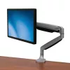 Suporte StarTech.com para monitor com montagem na secretária - suporte VESA ergonómico de alta resistência - ecrã individual de 9 kg - totalmente articulado, altura ajustável, articulado - alumínio - braçadeira/passagem de secretária - prateado