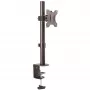 Suporte StarTech.com para monitor individual com montagem na secretária – montagem robusta em coluna para um ecrã, até 8 kg, compatível com VESA – suporte de monitor ergonómico ajustável em altura – braçadeira/passagem de secretária