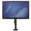 Suporte StarTech.com para monitor individual com montagem na secretária – montagem robusta em coluna para um ecrã, até 8 kg, compatível com VESA – suporte de monitor ergonómico ajustável em altura – braçadeira/passagem de secretária