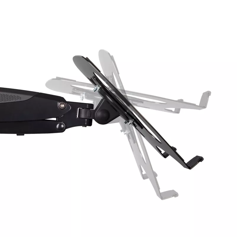 Suporte StarTech.com para portátil com montagem na secretária – braço articulado totalmente móvel para portátil ou monitor individual de 34 polegadas – placa de montagem VESA para portáteis – suporte ergonómico ajustável para notebook – braçadeira de secretária