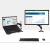 Suporte StarTech.com para portátil com montagem na secretária – braço articulado totalmente móvel para portátil ou monitor individual de 34 polegadas – placa de montagem VESA para portáteis – suporte ergonómico ajustável para notebook – braçadeira de secretária