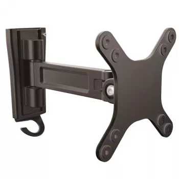 Braço StarTech.com para monitor com montagem na parede - articulação individual, 15 kg, 33 cm (13 polegadas), 68,6 cm (27 polegadas), 75 x 75 mm, 100 x 100 mm, preto