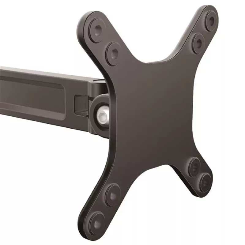 Braço StarTech.com para monitor com montagem na parede - articulação individual, 15 kg, 33 cm (13 polegadas), 68,6 cm (27 polegadas), 75 x 75 mm, 100 x 100 mm, preto