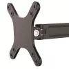 Braço StarTech.com para monitor com montagem na parede - articulação individual, 15 kg, 33 cm (13 polegadas), 68,6 cm (27 polegadas), 75 x 75 mm, 100 x 100 mm, preto