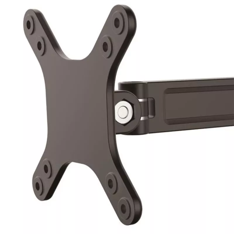 Braço StarTech.com para monitor com montagem na parede - articulação individual, 15 kg, 33 cm (13 polegadas), 68,6 cm (27 polegadas), 75 x 75 mm, 100 x 100 mm, preto