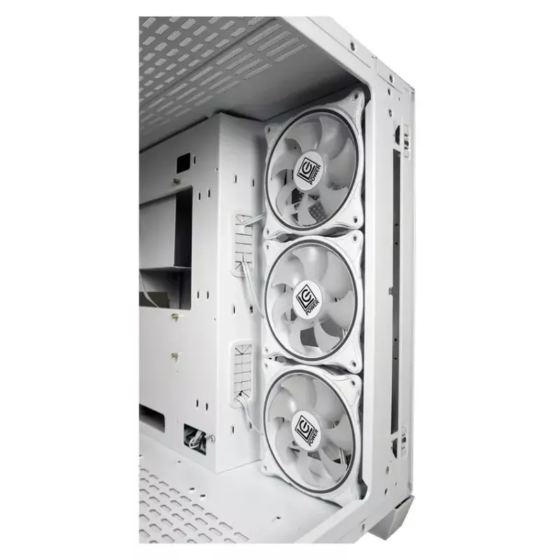 Caixa de PC LC-Power Gaming 807W Midi Tower branca